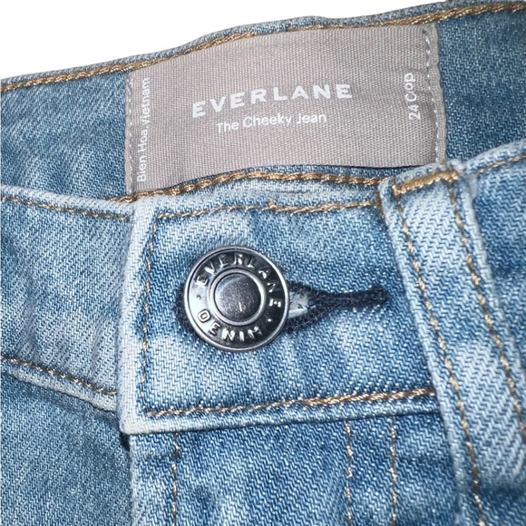 EVERLANE THE CHEEKY JEANS 90s Blue Woman’s Size 2 (24) FAST SHIPPING - Picture 3 of 7
